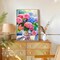 Diamond Art Kits for Adults, Flowers Diamond Painting Kits, Dot Art for Adults, for Gifts and Home Interior Decor 12x16 Inch